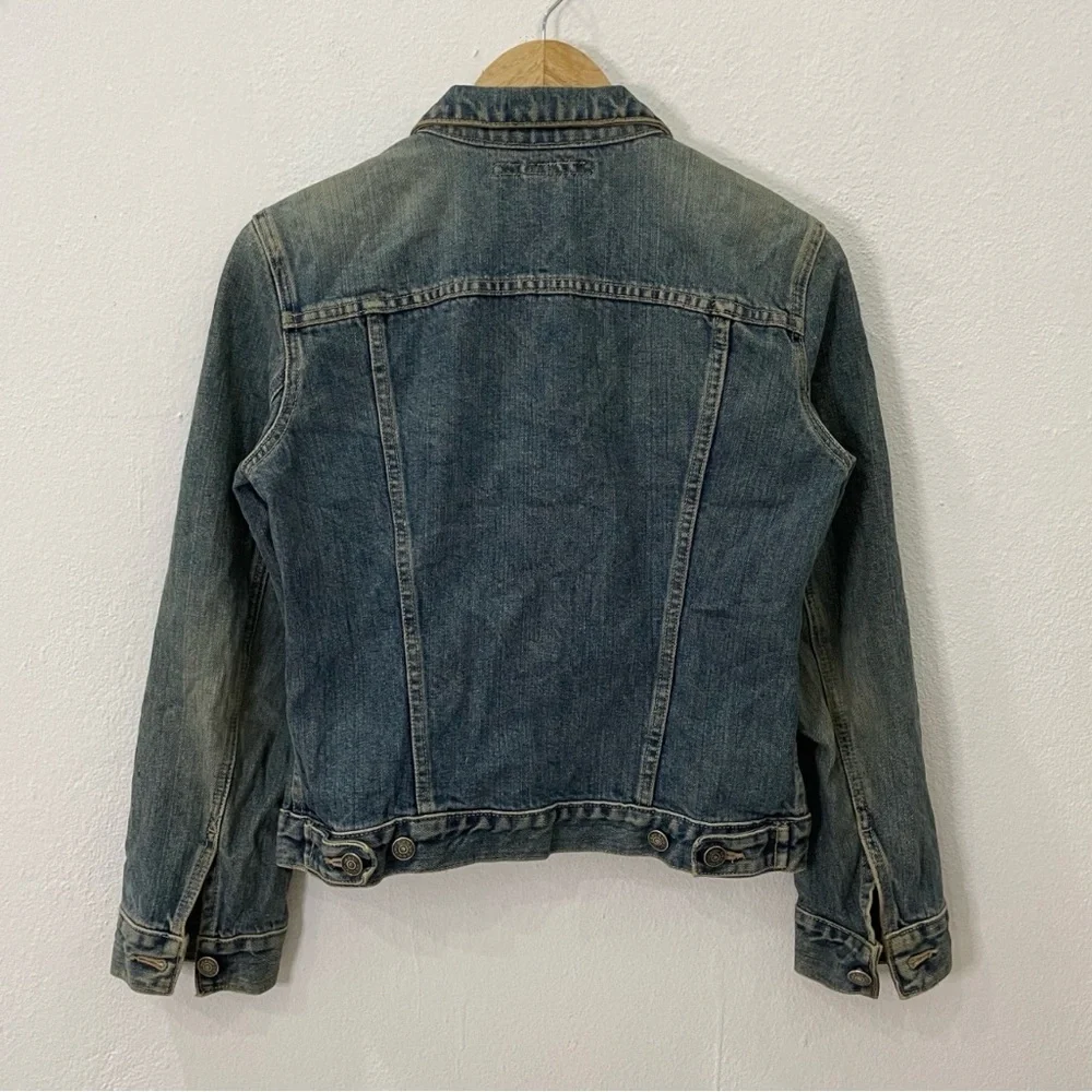Vintage 90s Marc Jacobs Denim Jean Jacket M - Picture 2 of 10